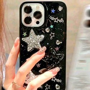 CLEARANCE‼️iPhone 15Promax Star Decor Phone Case